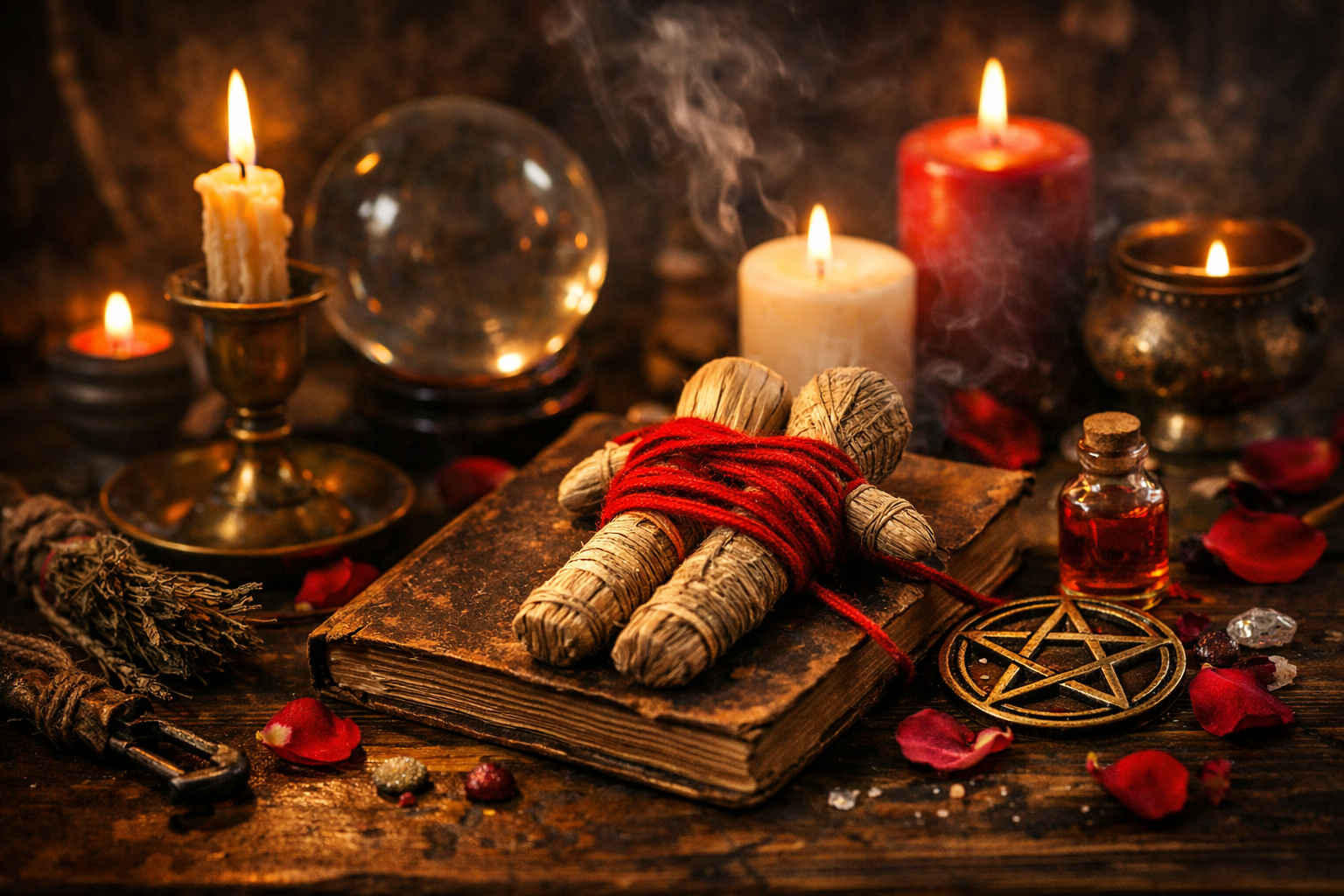 Bağlama büyüsü ritüeli ve spiritüel enerji çalışması